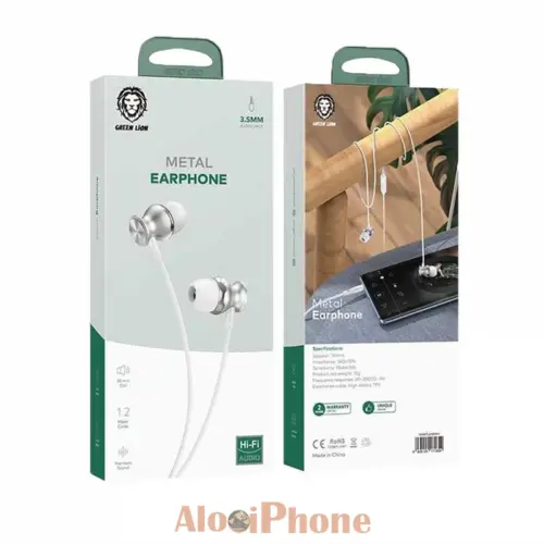 هندزفری Green Metal Earphone