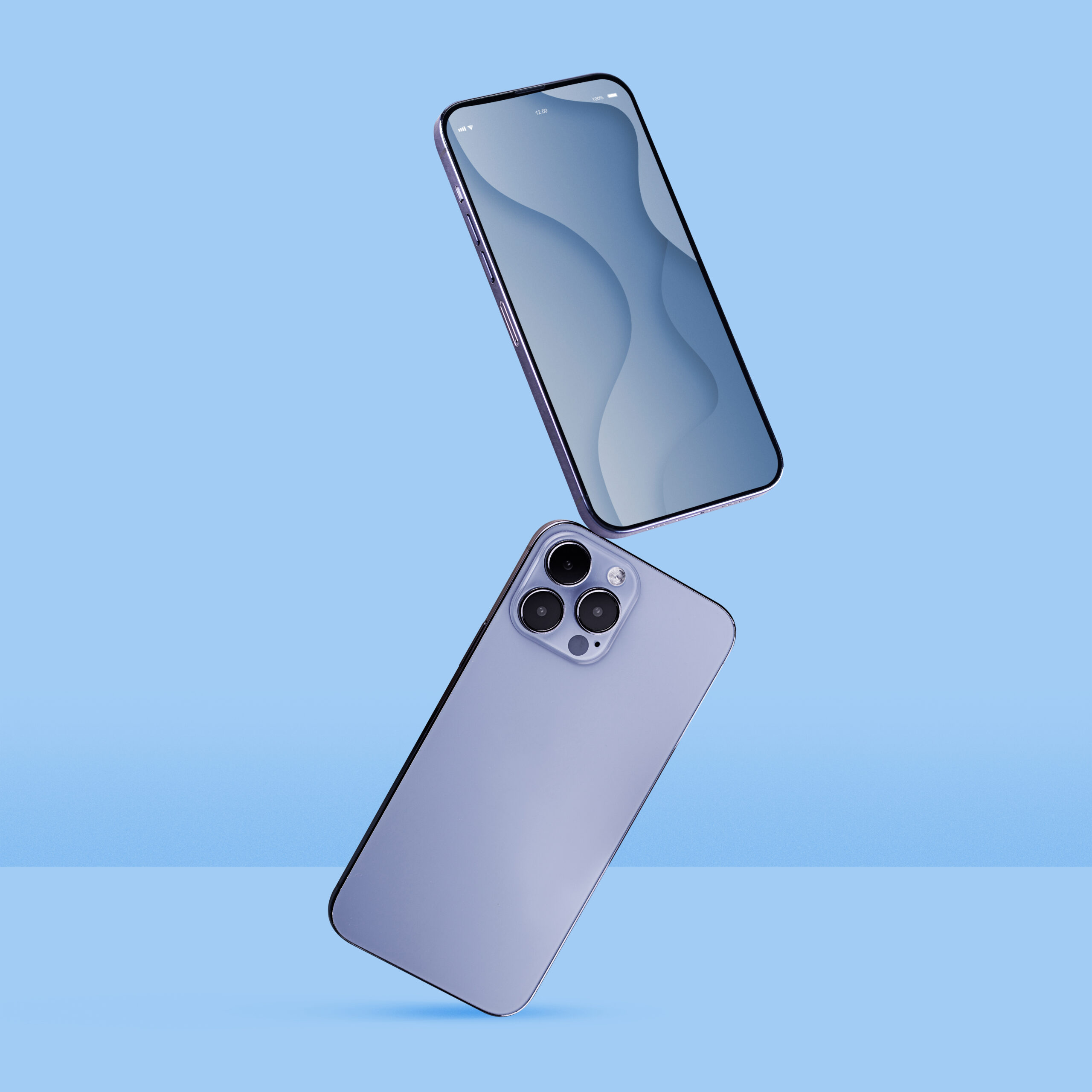 smartphones-balancing-with-blue-background