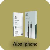 کابل AUX برند Green Lion مدل AUX به AUX (1متری) Green Lion Aux to Aux PVC Cable 3.5mm 1M