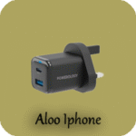 شارژر 35 وات پاورولوژی Powerology 35W PD QC 1xUSB-C 35W and 1xUSB-A 18W GaN Charger UK | الو آیفون مشهد