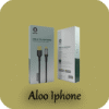 كابل سیم شارژر شفاف usb-a to LIGHTNING گرین لاین