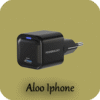 آداپتور رنگ مشکی Powerology Ultra-Compact GaN Charger PD 20W EU فروشگاه الو آیفون مشهد