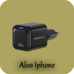 آداپتور رنگ مشکی Powerology Ultra-Compact GaN Charger PD 20W EU فروشگاه الو آیفون مشهد