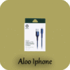كابل شارژر USB به لایتنینگ 1.2 متری گرین لاین Green Liom USB-A to LIGHTNING Blue 1.2M فروشگاه الو ایفون مشهد