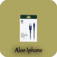 كابل شارژر USB به لایتنینگ 1.2 متری گرین لاین Green Liom USB-A to LIGHTNING Blue 1.2M فروشگاه الو ایفون مشهد