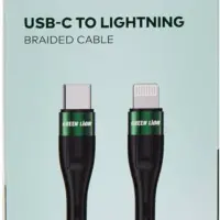 كابل شارژر تایپ سی به لایتنینگ 1 متری Green Lion USB-A to Lightning TPE Cable 1M 20W فروشگاه الو ایفون