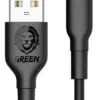 کابل لایتنینگ گرین لاین سه متری ا USB- A to Lightning Cable 3M فروشگاه الو ایفون