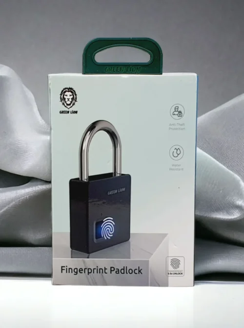 قفل اثر انگشتی گرین لاین Green Lion Fingerprint Padlock فروشگاه الو آیفون