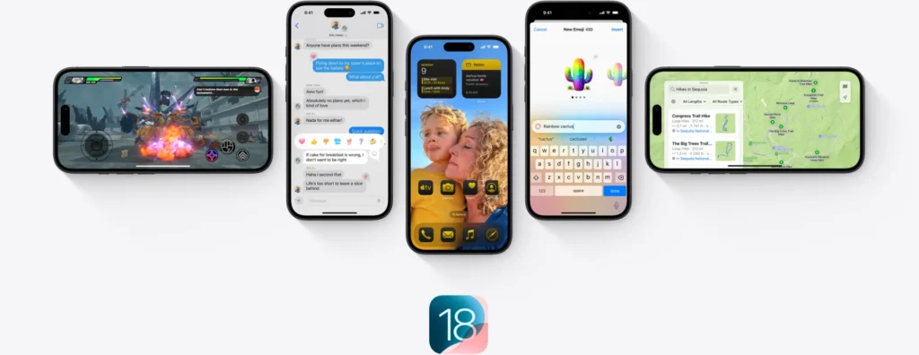 مشخصات و ویژگی های iOS 18 فروشگاه الو آیفون مشهد